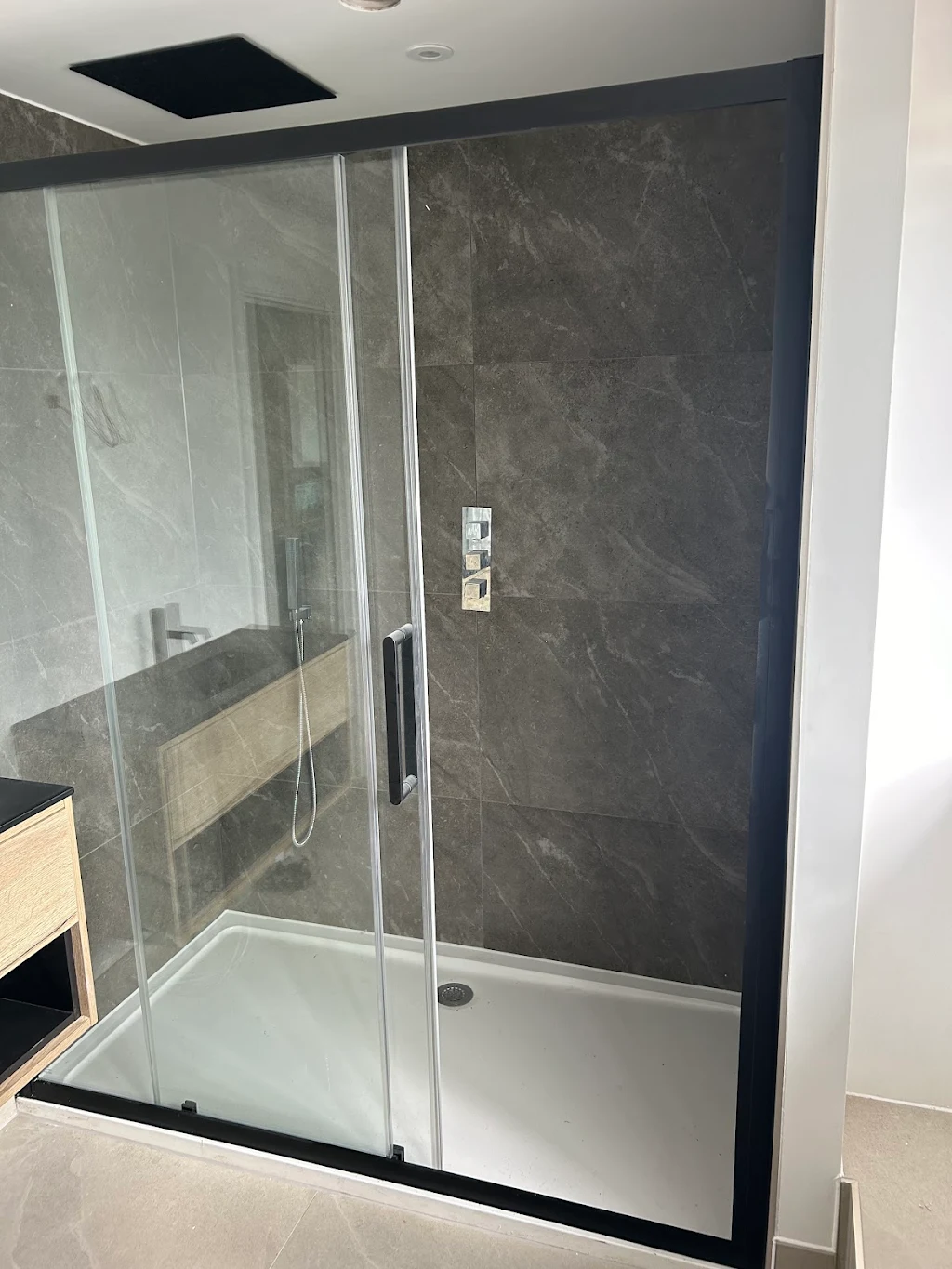 Completed bathroom renovation